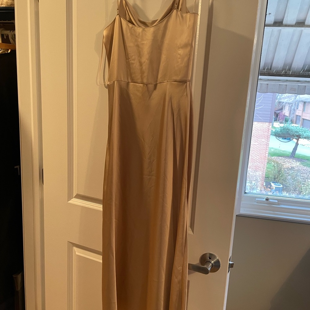VINCE champagne slip dress Size 2 - Picture 7 of 8